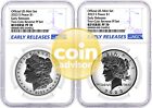 2023 S $1 Morgan & Peace Dollar Reverse Proof  Set NGC REV PF70 Early Releases