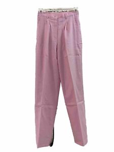 Size 10 Tall Fully Lined Straight Leg Pink Pants With Pockets Both Sides.