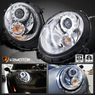 Fits 2007-2013 Mini Cooper S Clear LED Halo Projector Headlights Signal Lamp L+R (For: More than one vehicle)