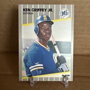 New Listing1989 Fleer Ken Griffey Jr. #548 Rookie RC 1