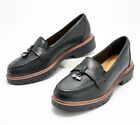 Clarks Collection Women's Shoe Sz 9.5 (US Women's) Leather Loafer Black A616969