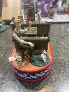 New ListingEnesco Walt Disney, Disney, 101 dalmatians piano puppies, music box musical