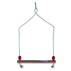 Toy Metal Swing Bird Cage Hang Toy  Wooden Perch 11