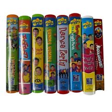The Wiggles VHS Lot of 8 Toot Toot Dance Party Yummy Yummy Wiggly Safari