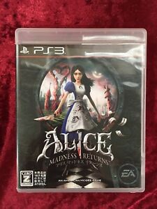 USED PS3 PlayStation 3 Alice: Madness Returns  JAPAN IMPORT