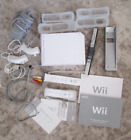 Wii  Video Game Console RVL- 001 Bundle Lot Tested Works