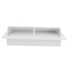 ・RV Exhaust Vent Cover White Range Hood Sidewall Vent Cover with Lockable Clips