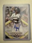 Liover Peguero 2023 Bowman Sterling #RA-LP REFRACTOR RC AUTO /150 Pittsburgh
