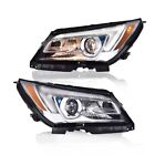 Fit For 2014-2016 Buick LaCrosse Halogen LED Tube Projector Headlights New (For: 2015 Buick LaCrosse)