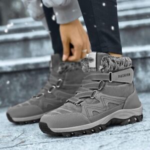 Shein Sport Fashion Men's Size 9(42) Gray Waterproof Outdoor Winter Snow Boots