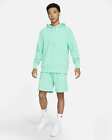 New Nike Blue Sweatshirt Hoodie Heavyweight Quality Men's Size M DA0023-307 $100