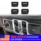 4PCS Window Switch Button Cover Interior Accessories For Jeep Wrangler JL JT 18+ (For: Jeep Gladiator)