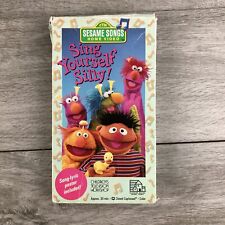 New ListingSesame Street Sing Yourself Silly VHS Tape 1990 Home Video Movie Cartoon Show