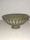 Rare Vintage Danish Art Pottery Pedestal Bowl Einar Johansen Pre SOHOLM BOWL
