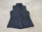 Athleta Vest Womens Small Gray Down Puffer Coat Jacket Insulated Fill Ladies