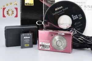 Very Good!! Nikon COOLPIX S510 Pink 8.1 MP Digital Camera w/Box