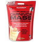 MuscleMeds Carnivor Mass Anabolic Beef Protein Gainer, Vanilla Caramel, 10 Po...