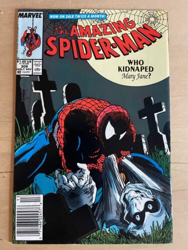 THE AMAZING SPIDER-MAN #308 GOOD NOVEMBER 1988 COPPER AGE