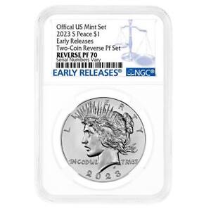 2023-S Peace Silver Dollar Reverse Proof NGC PF 70 ER