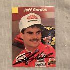 Jeff Gordon Autographed Finish Line Card.