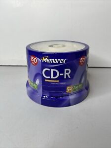 Brand New Sealed | MEMOREX Music CD-R 50 Pack Blank CDS | 52X 700MB 80 Minutes
