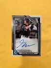 New Listing2024 Bowman Chrome Prospects GEORGE WOLKOW 1st Bowman auto Chicago White Sox
