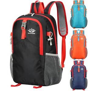 30L Backpack Waterproof Lightweight Foldable Men Women Travel Camping Hiking Bag