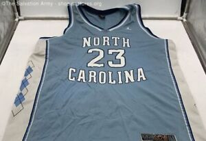 Nike Elite Men's Blue/White 'North Carolina' #23 Michael Jordan Jersey Size 2XL