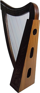 ROYAL HARPS 36 INCH 22 String Lever Harp Celtic Irish Style Solid Wood Free Carr