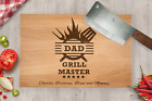 Custom Grill BBQ Prepboard Personalized Cutting Board, BBQ Gift For Dad BBQ Gift