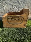 YUKON JACK Canadian Whisky Wooden Crate Vintage Box Liquor Advertising 1975