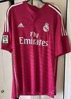 Adidas Real Madrid 14/15 Dark Pink Away Jersey XL