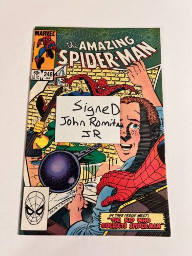 New ListingAmazing Spider-Man #248  Signed Romita JR marvel comic book