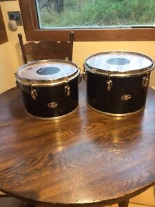 Slingerland Vintage Concert Toms 12” And 13” In Used Condition