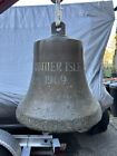 Large Heavy Bronze Ship’s Bell From Cargo Ship