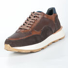 Luxury Edmond Model Men's Sneaker - Genuine Leather, Handcrafted - Brown