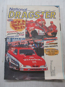 NATIONAL DRAGSTER MAGAZINE JUNE 13, 1997 WHIT BAZEMORE WINSTON MAC TOOLS MUSTANG