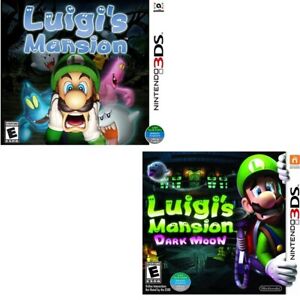 Luigi's Mansion & Dark Moon 3DS Brand New Game Bundle (2018 Action/Adventure)