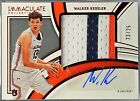 Walker Kessler 2022 Immaculate Collection Collegiate RPA Rookie Auto Red /25