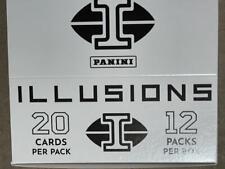 2022 Panini Illusions Football Factory Sealed 12 Packs Fat Pack Box