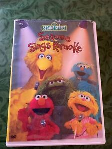 Sesame Street Sesame sings karaoke SHELF62M DVD tested~