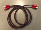 AudioQuest Red River XLR Cables; 2m Pair Balanced Interconnects