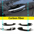Carbon fiber Side Door handle Decor Cover trim For Benz S-class W222 2014-2020