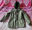 Tzahal IDF winter parka jacket winter coat Dubon. Rare type with platic closures