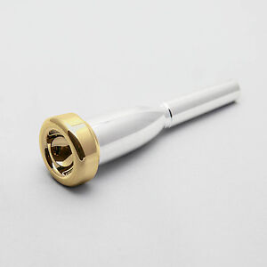 Bach 24K Gold Rim & Cup Megatone Trumpet Mouthpiece, 1-1/4C NEW!