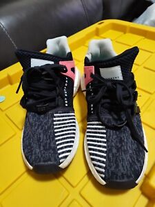 Size 10.5  - adidas EQT Support 93/17 Core Black Turbo Red 2017