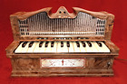 Vintage Emenee Electric Golden Pipe Organ #200 Tested Please Read