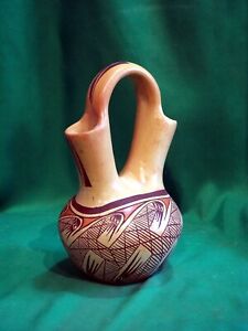 Hopi Polychrome Wedding Vase by Adelle Nampeyo - Stunning!