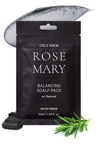 Cold Brew Rosemary Balancing Scalp Pack w/Charcoal | Korean Hair Conditioning...