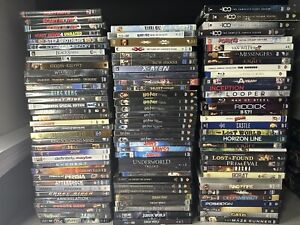 100 Wholesale lot dvd movies assorted bulk Free Shipping Video Dvds